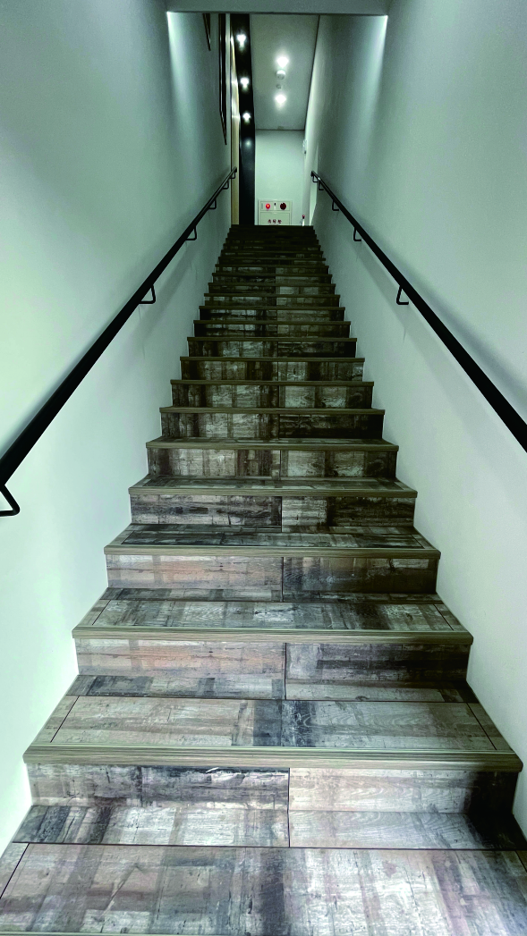 iron staircase with wooden floor 02